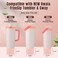 BKBY 2PCS Silicone Boot Compatible with Owala 30oz 40oz FreeSip Sway Bottles Tumblers Protective AntiSlip Bottom Cover Sleeve for Freesip Sway Tumbler