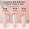 BKBY 2PCS Silicone Boot Compatible with Owala 30oz 40oz FreeSip Sway Bottles Tumblers Protective AntiSlip Bottom Cover Sleeve for Freesip Sway Tumbler