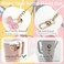 BydGxy Stanley Cup Accessories Set for Stanley 30 oz 40 oz Tumbler Includes Straw Cover Silicone Boot Water Bottle Handle Strap and Cherry Charm Compatible with Pink Purple Stanley Cup Pink