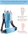 KTKUDY Carrier Bag with Phone Pocket 2 Strap for Stanley 40 oz Tumbler with Handle Fits Simple Modern 40oz Water Bottle Accessories Sling Sleeve Holder for Stanley Cup with Shoulder Hand Strap