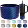 CEDIDJAC Silicone Boot for Stanley Cup 2040 Ozfor Hydroflask Boot 1224 Ozfor IceFlow 2030 Ozfor Owala Tumbler 40 ozBottom Protector for Stanley Boot for Stanley Cup Accessories Navy Purple