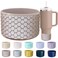 CEDIDJAC Silicone Boot for Stanley Cup 2040 Ozfor Hydroflask Boot 1224 Ozfor IceFlow 2030 Ozfor Owala Tumbler 40 ozBottom Protector for Stanley Boot for Stanley Cup Accessories Rose Gold