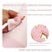 SITKOL Cute Letter Charm Set with Secure Handle Strap Silicone Ring Monogram Sticker and Personalized Decoration for Owala Compatible Water Bottle Travel Carry School Gift and Daily Use Pink H