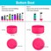 DBIW Boot for Hydro Flask 1224 OZ Water BottleStanley Tumbler Bottom Boots for Hydroflask Sports Water Bottles Silicone Bottom Cover Sleeve Pink Fits Stanley Cups Hydro 1224 oz