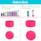 DBIW Boot for Hydro Flask 1224 OZ Water BottleStanley Tumbler Bottom Boots for Hydroflask Sports Water Bottles Silicone Bottom Cover Sleeve Pink Fits Stanley Cups Hydro 1224 oz