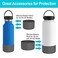 DBIW Boot for Hydro Flask 3240 OZ Water BottleStanley Tumbler Bottom Boots for Hydroflask Sports Water Bottles Silicone Bottom Cover Sleeve Stone Fits Hydroflask 32 40 oz Bottles