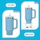 Elevate 2 Pcs Silicone Boot Compatible with Quencher 40oz 30oz Tumbler with Handle IceFlow 20oz AntiSlip Protective Water Bottle Bottom Cover for Hydro Sport Flask Bottle 12oz24oz