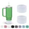 Elevate 2 Pcs Silicone Boot Compatible with Quencher 40oz 30oz Tumbler with Handle IceFlow 20oz AntiSlip Protective Water Bottle Bottom Cover for Hydro Sport Flask Bottle 12oz24oz