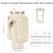 GOEWY Water Bottle Carrier Bag for Stanley 30 oz Tumbler with Phone Pocket Neoprene Water Bottle Holder with Shoulder Handheld Strap Stanley Cup Accessories