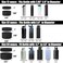 Greant Double Protective Water Bottle Boot compatible with Hydro Flask Silicone Flex Boot compatible with Hydroflask Boot Universal AntiSlip Bottle Sleeve 3 Sizes to Choose
