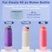 HEYSKAY 2PCS Silicone Boot for Owala Flask Water Bottle 40oz AntiSlip Protective Sleeve for Owala TwistFreeSip and Flip Stainless Steel Water Bottle BPAFree Boot Bottom Base