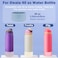 HEYSKAY 2PCS Silicone Boot for Owala Flask Water Bottle 40oz AntiSlip Protective Sleeve for Owala TwistFreeSip and Flip Stainless Steel Water Bottle BPAFree Boot Bottom Base