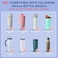 HEYSKAY 2PCS Silicone Boot for Owala Flask Water Bottle 40oz AntiSlip Protective Sleeve for Owala TwistFreeSip and Flip Stainless Steel Water Bottle BPAFree Boot Bottom Base