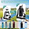 HEYSKAY Water Bottle Holder with Strap Water Bottle Sling with Adjustable Shoulder Strap and Carabiner for Owala FreeSip 2440oz Hydro Flask and Universal Water Bottles Geometric