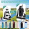 HEYSKAY Water Bottle Holder with Strap Water Bottle Sling with Adjustable Shoulder Strap and Carabiner for Owala FreeSip 2440oz Hydro Flask and Universal Water Bottles Geometric