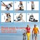 HEYSKAY Water Bottle Holder with Strap Water Bottle Sling with Adjustable Shoulder Strap and Carabiner for Owala FreeSip 2440oz Hydro Flask and Universal Water Bottles Geometric