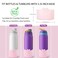 HIUSITY Bow Silicone Boot for Owala 32oz AntiSlip Protective Sleeve Bottom Bumper Protector for FreeSip Twist and Flip Stainless Steel Water Bottles AccessoriesDishwasher Safe and BPA FreePurple