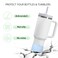 HIUSITY Glitter Bow Silicone Boot for Stanley Quencher Tumbler H20 30oz 40oz IceFlow 20oz 30oz Owala 24oz Hydroflask Water Bottle 1224oz Protective Bottom Sleeve for Stanley Cup AccessoriesBlu