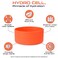 HYDRO CELL Protective Silicone Bottom Boot for 40oz 32oz 24oz 18oz Stainless Steel Insulated Water Bottles AntiSlip Sleeve Cover Orange 2414oz