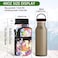 icolor Water Bottle Carrier Bag Holder 25324064ozAdjustable Padded Shoulder Handle Strap Sports Sling Hiking PackInsulated Neoprene Wide Mouth Bottle Sleeve