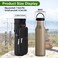 icolor Water Bottle Carrier Bag Holder 25324064ozAdjustable Padded Shoulder Handle Strap Sports Sling Hiking PackInsulated Neoprene Wide Mouth Bottle Sleeve