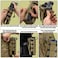 IronSeals Tactical Water Bottle Pouch Adjustable Drawstring Water Bottle Holder for 16oz 50oz Bottle