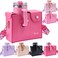 kitylemo Stanley Purse Cup Holder Bag Purse with Water Bottle Pocket Bag for Tumbler Portable Crossbody Cup Carrier