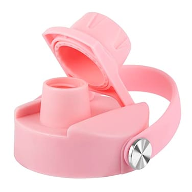 DBIW Lid for Hydro Flask 32 40 oz Wide Mouth Replacement Lids Compatible with Hydro Flask Wide Mouth Water Bottle Top Spout Lid with Handle Wide Mouth Lid Chug Cap Accessories Light Pink
