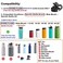 DBIW Lid for Hydroflask 32 40 64 oz Wide Mouth Replacement Chug Cap with Flex Handle Fits Hydro Flask 12 16 20 Ounce Kids Bottle BPA Free Dishwasher SafeWater Bottle Accessories Top Black2 Pack