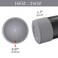 Linkidea 2 Pack Water Bottle Boot Compatible with Contigo West Loop 20 16oz20oz24oz Huron 20 16oz20oz Silicone AntiSlip Bottle Bottom Bumper Protector Grey