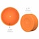 Linkidea 2 Pack Water Bottle Boot Compatible with Owala FreeSip 16oz FreeSip Tritan 25oz Silicone AntiSlip Bottle Bottom Bumper Protector Orange