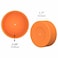 Linkidea 2 Pack Water Bottle Boot Compatible with Owala FreeSip 16oz FreeSip Tritan 25oz Silicone AntiSlip Bottle Bottom Bumper Protector Orange