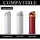 Linkidea 2 Pack Water Bottle Boot Compatible with Owala FreeSipTwistPotter 24oz Bottles Silicone AntiSlip Bottle Bottom Bumper Protector Clear White