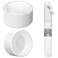 Linkidea 2 Pack Water Bottle Boot Compatible with Stanley Quick Flip GO 24oz IceFlow Fast Flow 16oz Silicone Water Bottle Bottom Bumper Protector Clear White