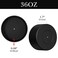 Linkidea 2 Pack Water Bottle Boot Compatible with Stanley Quick Flip GO 36oz Silicone Waterbottle Bottom Bumper Protector Black