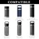 Linkidea 2 Pack Water Bottle Boot Compatible with YETI Rambler Jr Kids 12oz Rambler Bottle 12oz18oz Yonder 20oz Silicone AntiSlip Bottle Bottom Bumper Protector Black