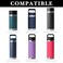 Linkidea 6 Pack Water Bottle Bottom Pad Compatible with YETI Rambler Jr 12oz Bottle Rambler Bottle 12oz18oz Silicone AntiSlip Waterbottle Base Silencer Rubber Protector