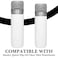 Linkidea 6 Pack Water Bottle Gasket Replacement Compatible with Stanley Quick FILP GO 24oz36oz Waterbottle Silicone O Ring Leak Proof Rubber Seal with Tweezer for Bottle Lid Black