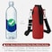 Linkidea Disposable Water Bottle Carrier with Strap Compatible with Smartwater 16920Fl Oz Insulated Neoprene Plastic Bottled Water Cover Holder with Clip for Backpack Red