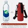 Linkidea Disposable Water Bottle Carrier with Strap Compatible with Smartwater 16920Fl Oz Insulated Neoprene Plastic Bottled Water Cover Holder with Clip for Backpack Red