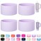 LONPARRY 4Pack Silicone Boot for Stanley 40 30OZ Cups Boots for Stanley Cup 40 30 oz AccessoriesNonSlip Rubber Bottom Protector CoverNoise Reduction Sleeve for Quencher H20 IceFlow 20oz 30oz