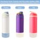 LUCKINEE 2Pcs Protective Silicone Boot Bottom Base for Owala FreeSip Twist and Flip Flask 24OZ and Compatible with Stanly Cup Tumbler 2040oz and More Bottles with Bottom Diameter 28295inch