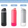 LUCKINEE 2Pcs Protective Silicone Boot Bottom Base for Owala FreeSip Twist and Flip Flask 24OZ and Compatible with Stanly Cup Tumbler 2040oz and More Bottles with Bottom Diameter 28295inch