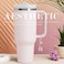 LUHOHI Silver Bubble Letter Charms for Stanley Cup Accessories Designer Aesthetic Initial Cute Pendant for Water Bottle Tumblers Hydrojug Handle Preppy Jewelry Bracelets Personalized Keychain M