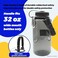 LUTQ 2 Packs Cap Strap for 32oz53mm Wide Mouth Bottles Durable Strap with Aluminum Alloy Safety Buckle Handle Compatible with Nalgene Nocturnal Black