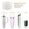 Mohjeke Stanley Cup Accessories for 40 oz Tumbler Straw Cover and Cup Boot Included Fits Stanley 30 oz 40 oz Spill Stopper and Silicone Boot Set White