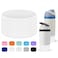 Mokoart Silicone Boot Compatible with Owala Kids FreeSip 16 oz and Flip 14 oz Water Bottle AntiSlip Rubber Bottom Sleeve Scratch Dent Protection Quiet Base Accessory for School Outdoor White