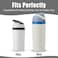 Mokoart Silicone Boot Compatible with Owala Kids FreeSip 16 oz and Flip 14 oz Water Bottle AntiSlip Rubber Bottom Sleeve Scratch Dent Protection Quiet Base Accessory for School Outdoor White