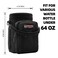 NATURE PIONEOR Water Bottle Carrier with Adjustable Strap 26364664oz Insulated Water Bottle Holder Sling Sleeve with Paracord Handle 2 Storage Pockets Hiking Camping Gym