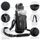 Noxgifix Water Bottle Holder with StrapWater Bottle Bag3240 oz Large CapacityAdjustable Shoulder Hand Strap2 Phone Pocket Water Bottle HolderWater Bottle Accessories for Camping Running Walking